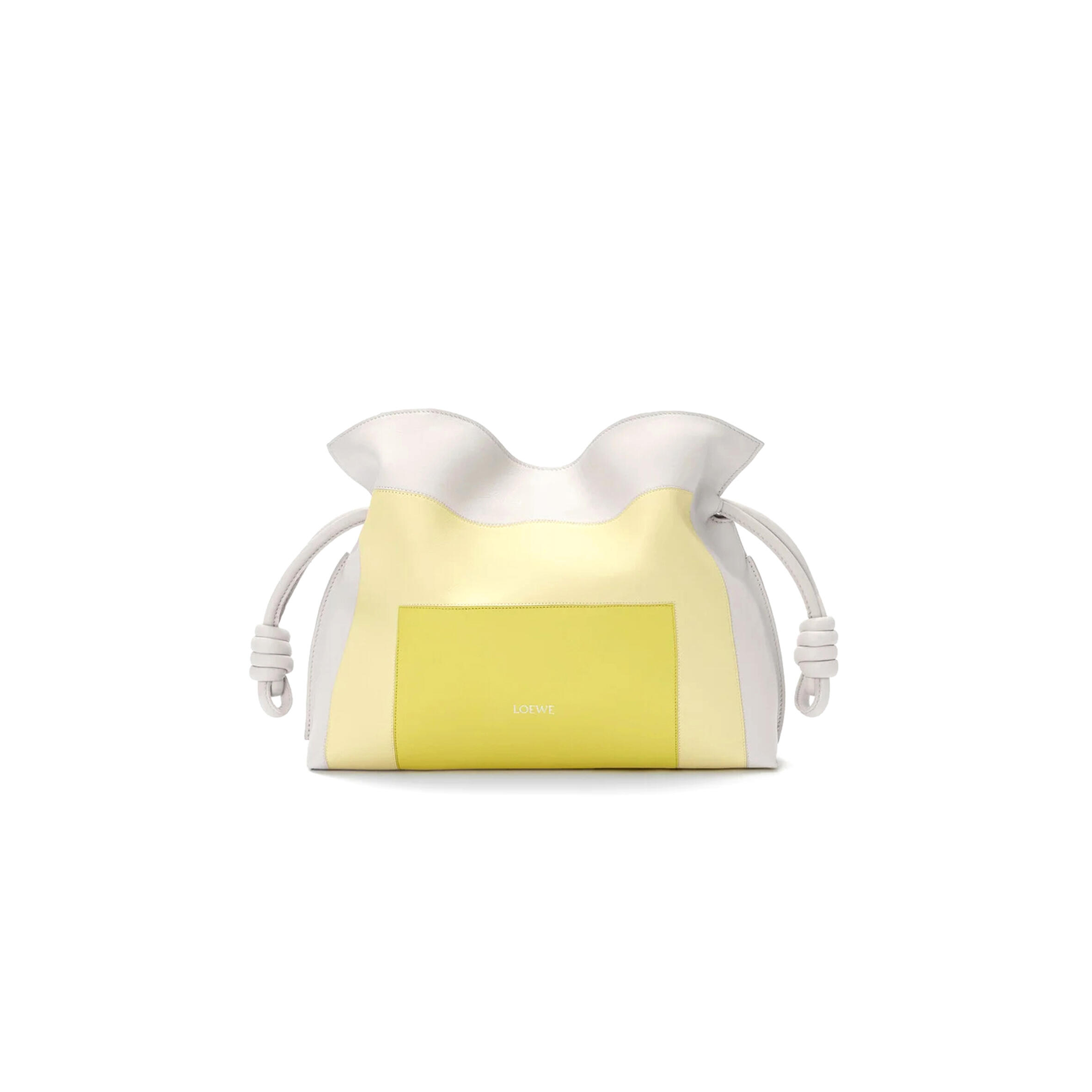 LOEWE X ALBERS MEDIUM FLAMENCO CLUTCH IN NAPPA CALFSKIN A411FC1XDD 02 (30*24.5*10.5cm)